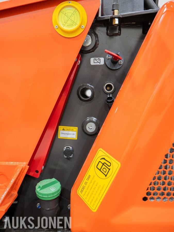 Dyrskun 2026 Minidumper Tor 800kg 3 sylindret Kubota-motor