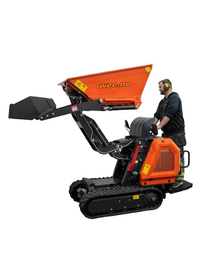 Dyrskun 2026 Minidumper Tor 800kg 3 sylindret Kubota-motor