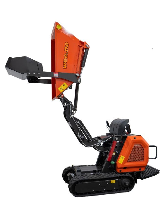 Dyrskun 2026 Minidumper Tor 800kg 3 sylindret Kubota-motor