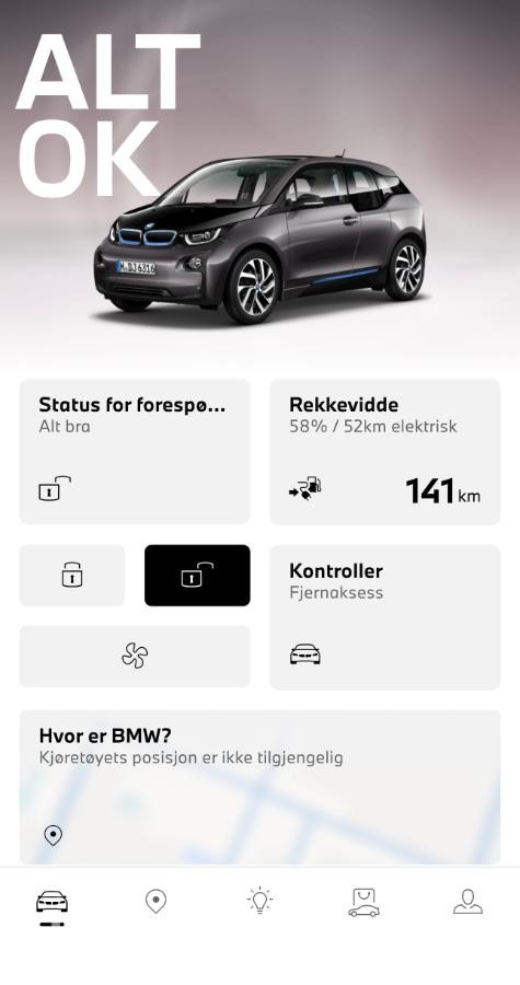 BMW i3 rex (range extender) Charge utstyrspakke ryggekamera s+v dekk 110000km