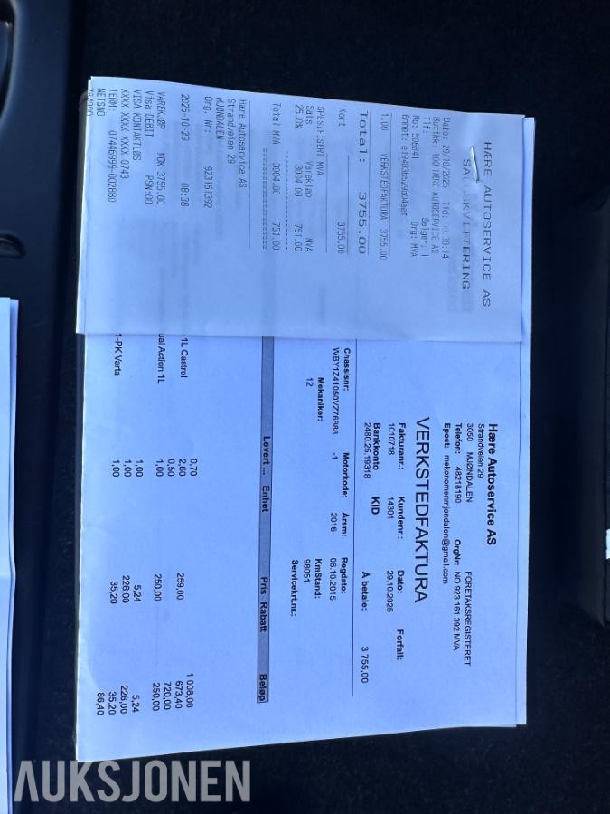 BMW i3 rex (range extender) Charge utstyrspakke ryggekamera s+v dekk 110000km