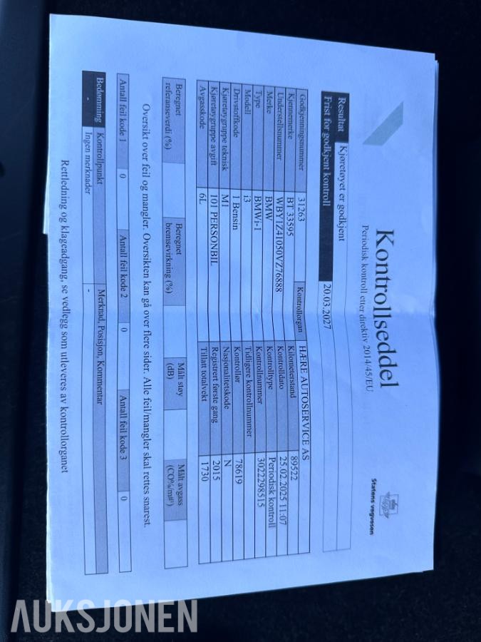 BMW i3 rex (range extender) Charge utstyrspakke ryggekamera s+v dekk 110000km