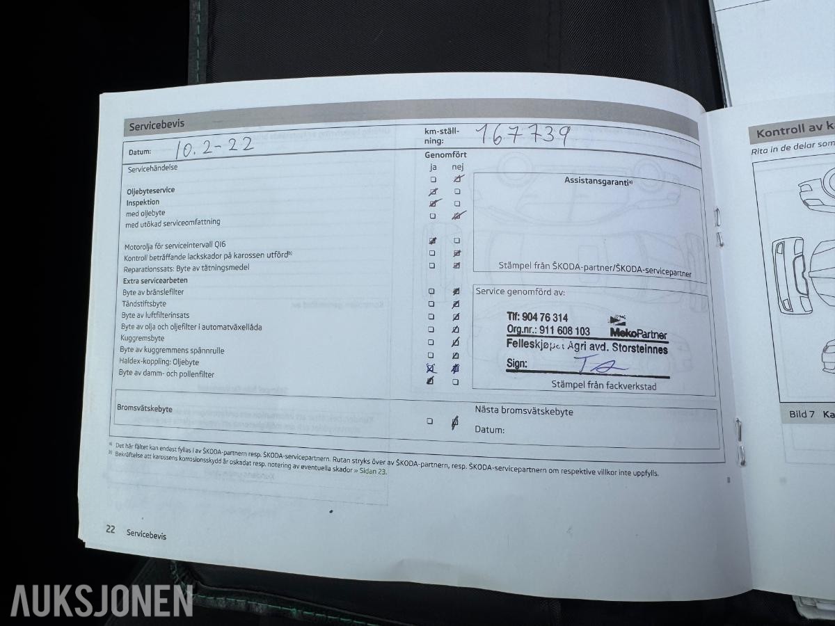 2014 Skoda Octavia 2.0 Diesel 150hk 4X4, Cruisekontroll, Laneassist, S+V dekk