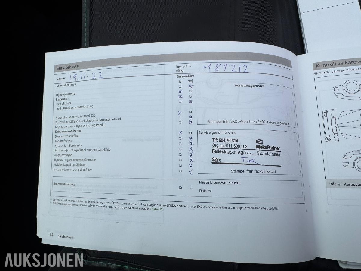 2014 Skoda Octavia 2.0 Diesel 150hk 4X4, Cruisekontroll, Laneassist, S+V dekk