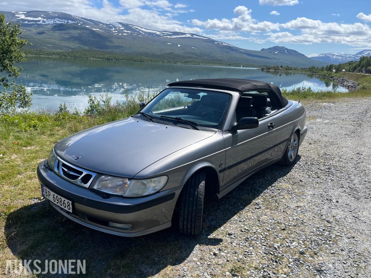 2002 Saab 9-3 2.0 Bensin 150hk, Manuell, Cabriolet, Skinnseter