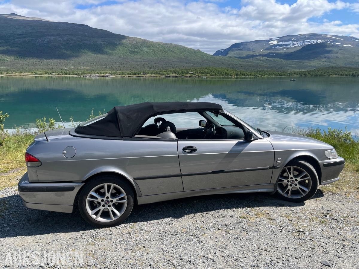 2002 Saab 9-3 2.0 Bensin 150hk, Manuell, Cabriolet, Skinnseter