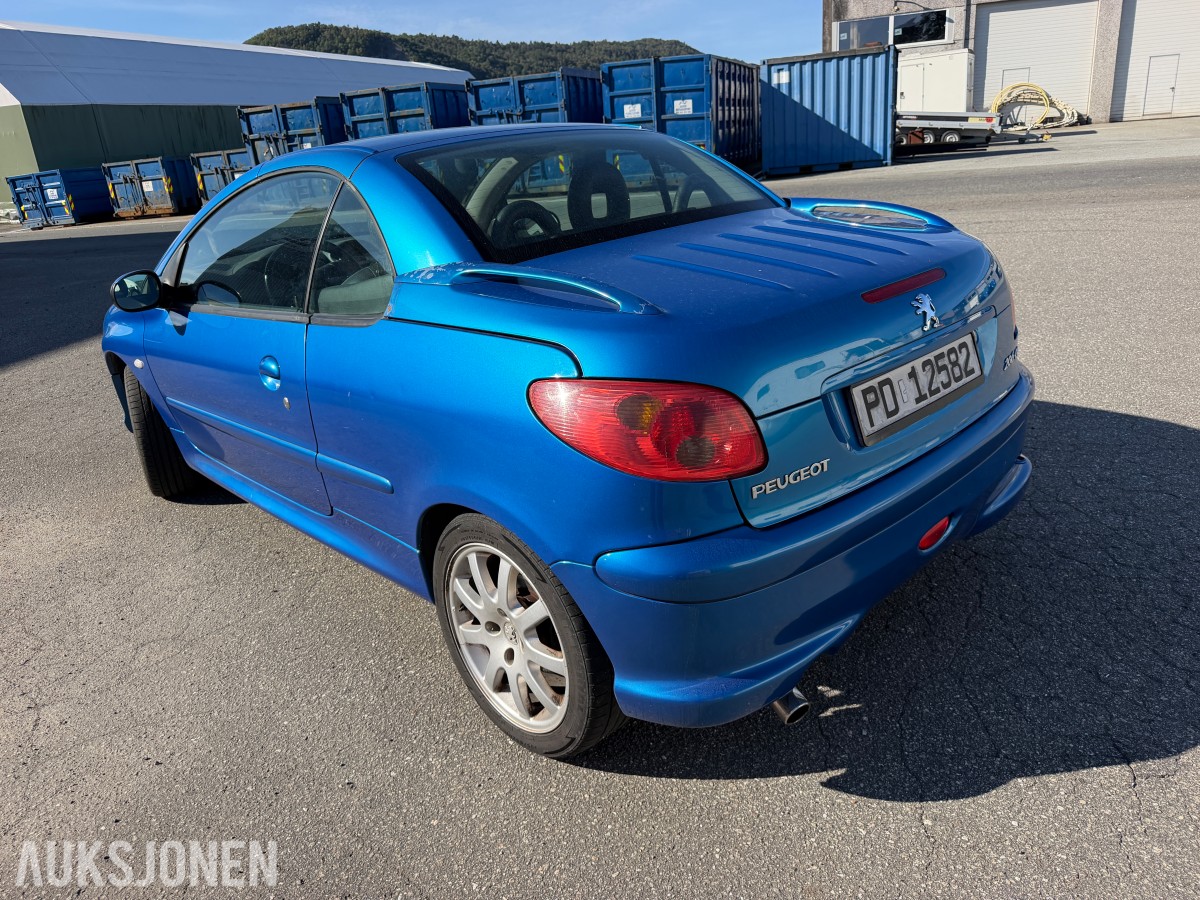 2004 Peugeot 206 CC 1.6 109 HK CABRIOLET SKINN SOMMERHJUL 