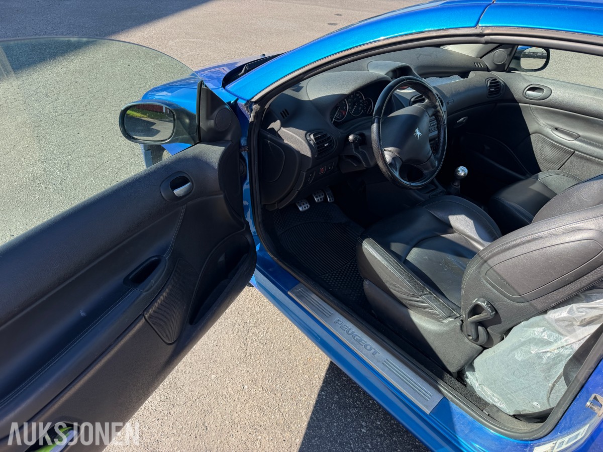 2004 Peugeot 206 CC 1.6 109 HK CABRIOLET SKINN SOMMERHJUL 