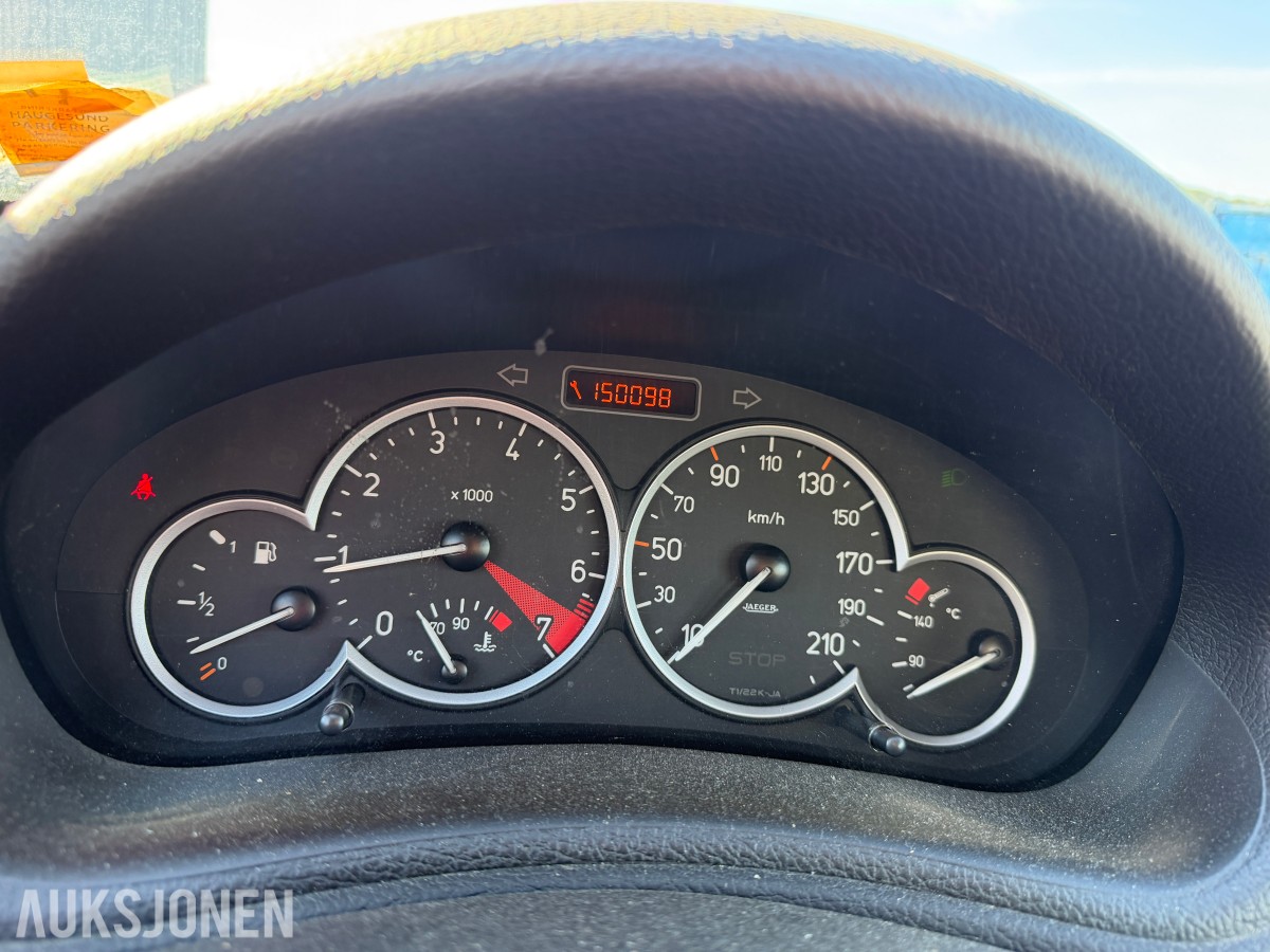 2004 Peugeot 206 CC 1.6 109 HK CABRIOLET SKINN SOMMERHJUL 