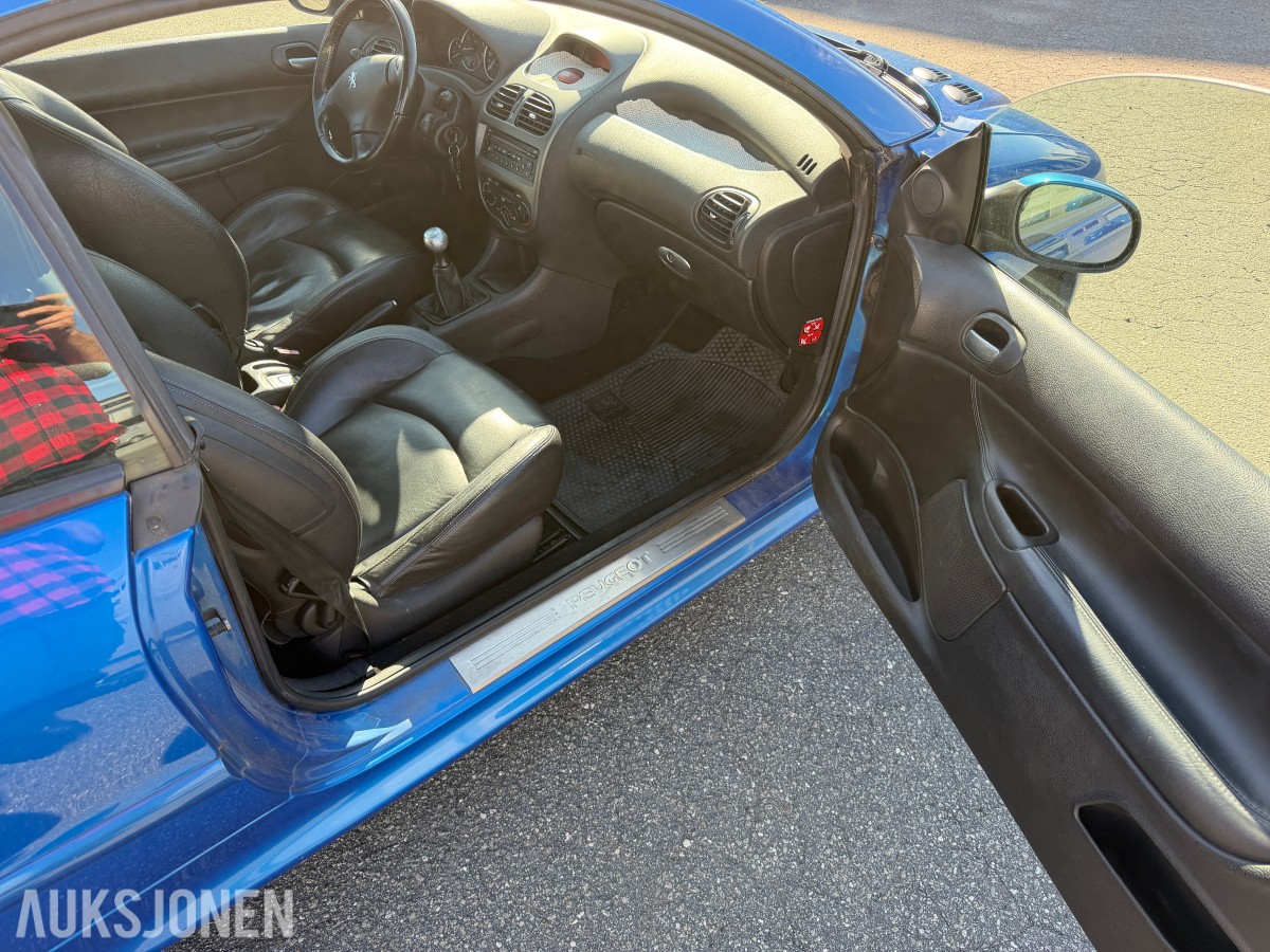 2004 Peugeot 206 CC 1.6 109 HK CABRIOLET SKINN SOMMERHJUL 