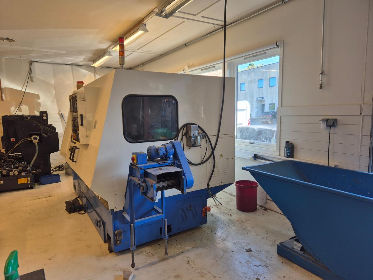 1998 Takang TNC-200DST CNC dreiebenk – dobbel spindel / dobbel revolver – Fanuc 0-TT  - MVA FRI