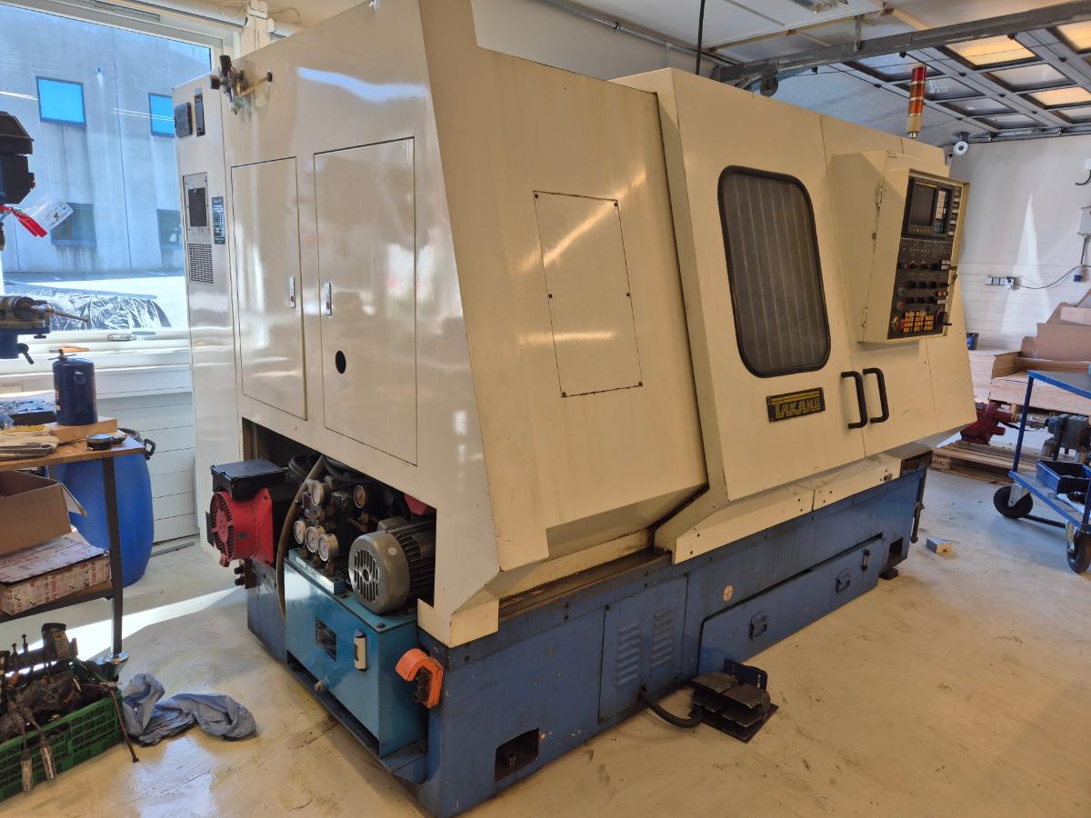 1998 Takang TNC-200DST CNC dreiebenk – dobbel spindel / dobbel revolver – Fanuc 0-TT  - MVA FRI