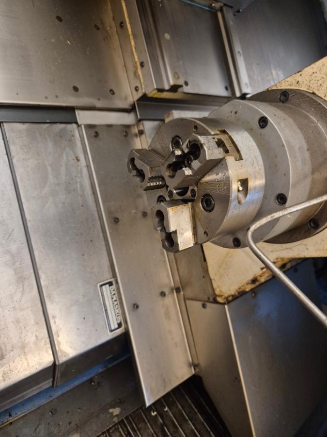 1998 Takang TNC-200DST CNC dreiebenk – dobbel spindel / dobbel revolver – Fanuc 0-TT  - MVA FRI