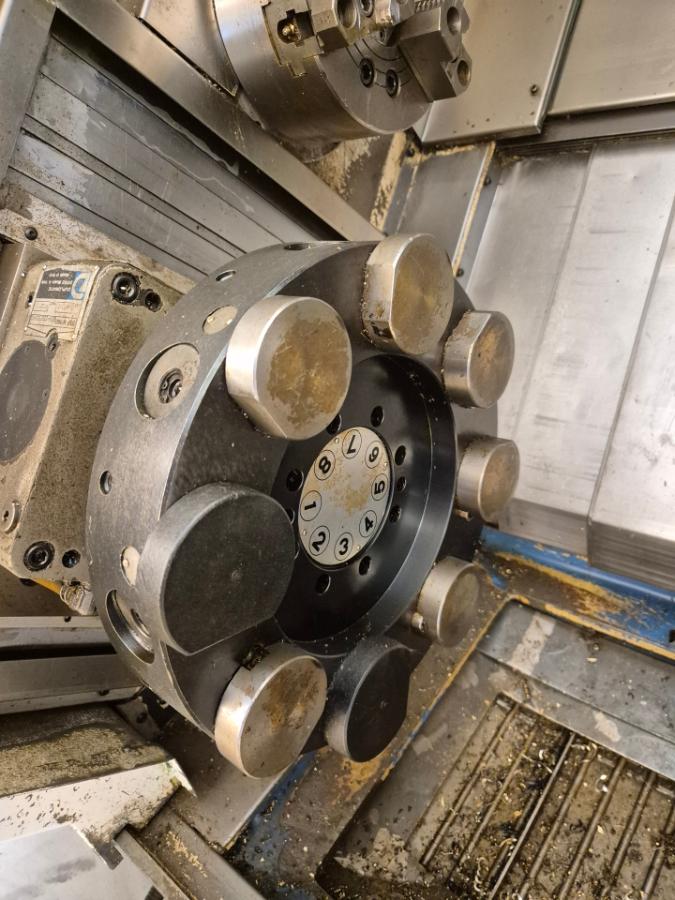 1998 Takang TNC-200DST CNC dreiebenk – dobbel spindel / dobbel revolver – Fanuc 0-TT  - MVA FRI