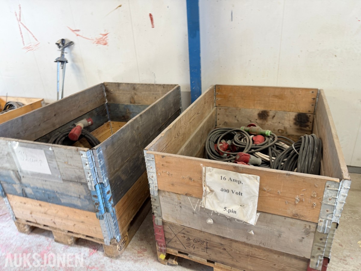 INDUSTRIKABLER / SKJØTEKABLER – 400 V / 32 A OG 400V / 16 A