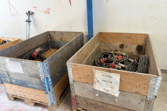 INDUSTRIKABLER / SKJØTEKABLER – 400 V / 32 A OG 400V / 16 A