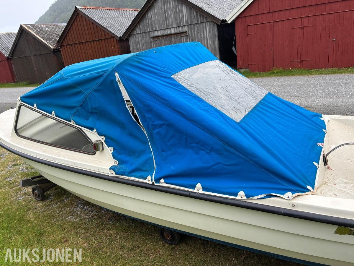 1989 Tresfjord 15 fot Mercury 15 HK