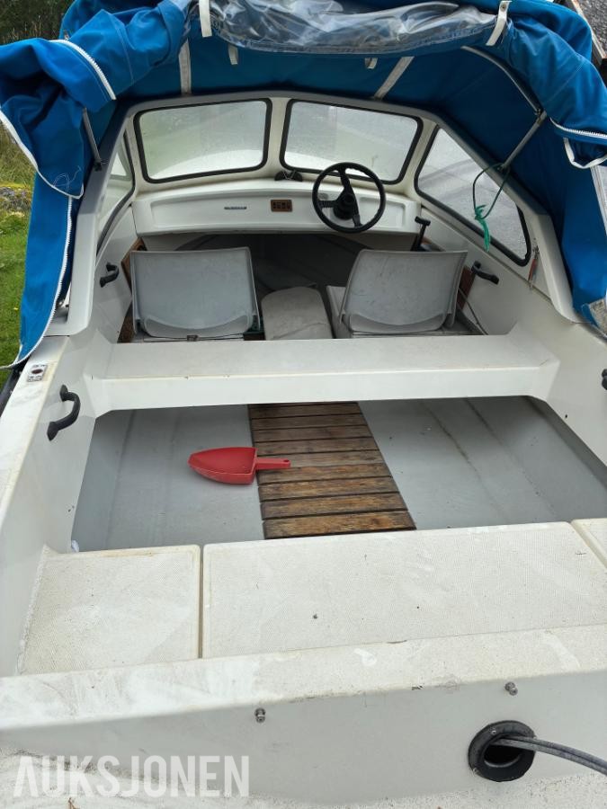 1989 Tresfjord 15 fot Mercury 15 HK