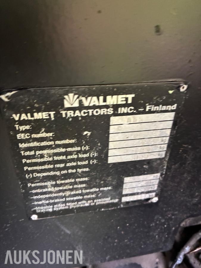 1993 VALMET 665 S 80HK 4WD 6498 timer - mva fri