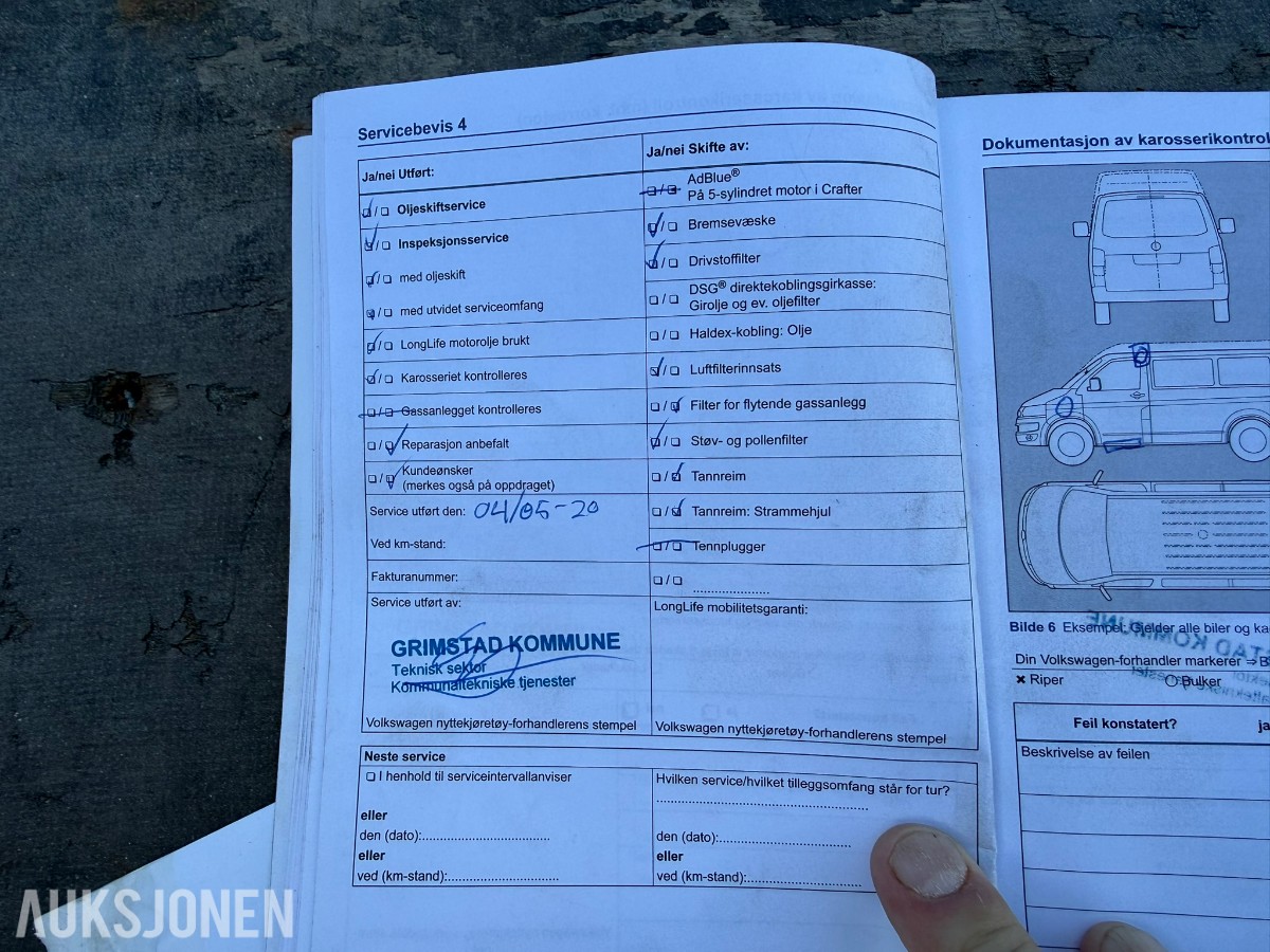 2014 Volkswagen TRANSPORTER 2.0-140D 4MOTION MED PLAN - REP OBJEKT