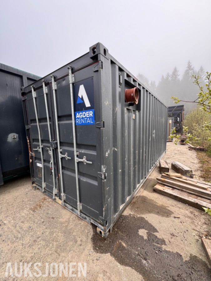 Kontrollcontainer for renseanlegg – komplett med tanker, styring og prosessutstyr