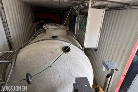Kontrollcontainer for renseanlegg – komplett med tanker, styring og prosessutstyr
