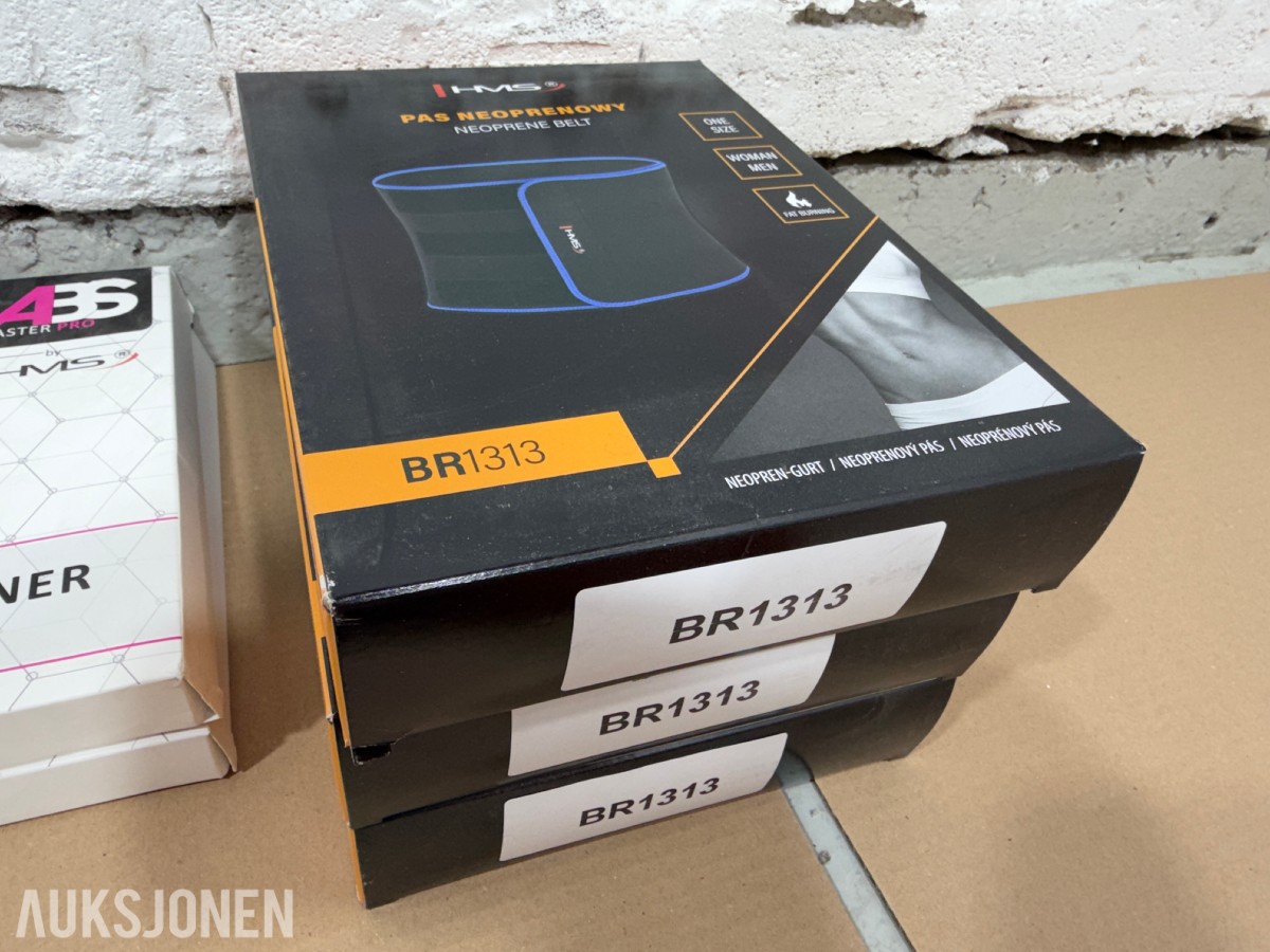 Parti HMS treningsbelter og ABS Master Pro muskelstimulatorer