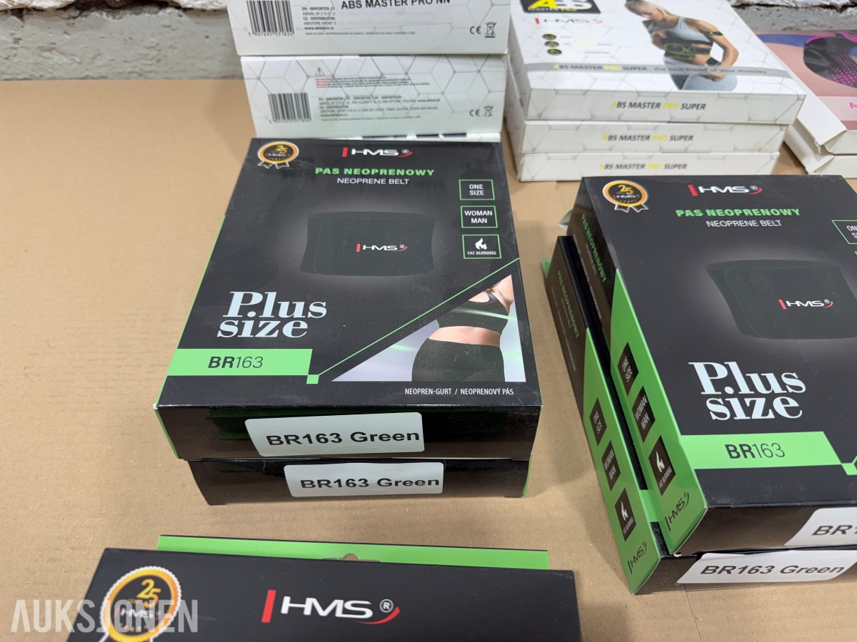 Parti HMS treningsbelter og ABS Master Pro muskelstimulatorer