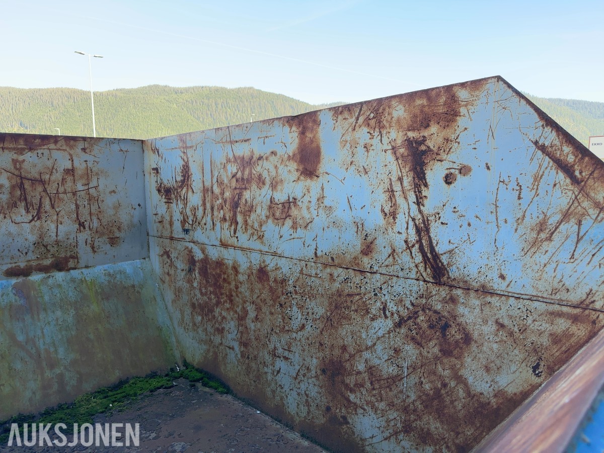 2 stk. GMM 10 m³ avfallscontainer / Liftcontainer