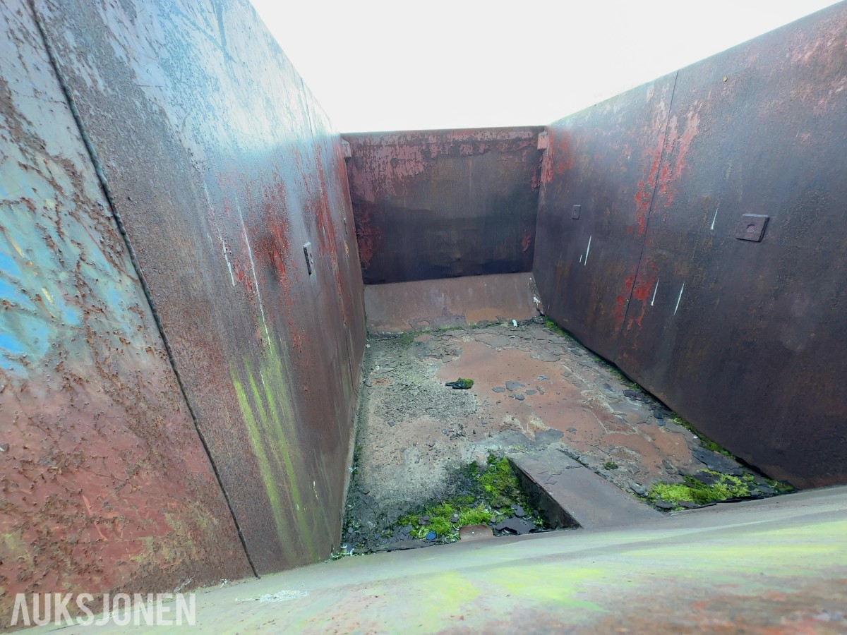 2 stk. GMM 10 m³ avfallscontainer / Liftcontainer