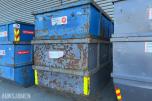 2 stk. GMM 10 m³ avfallscontainer / Liftcontainer