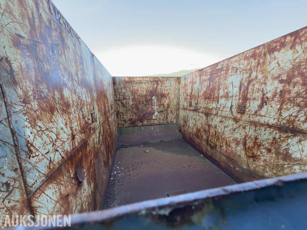 2 stk. 10 m³ avfallscontainer / Liftcontainer