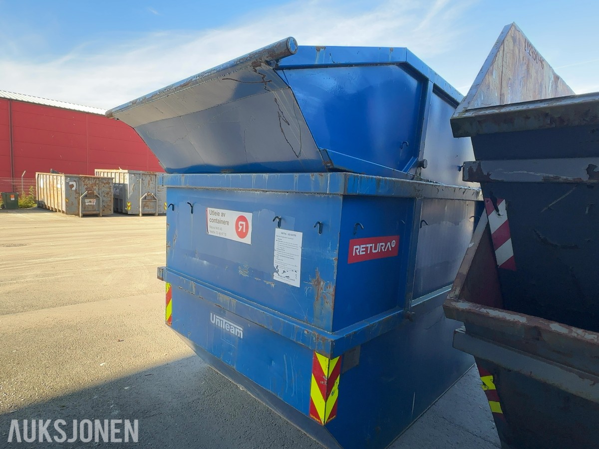 2 stk. BNS 10 m³ avfallscontainer