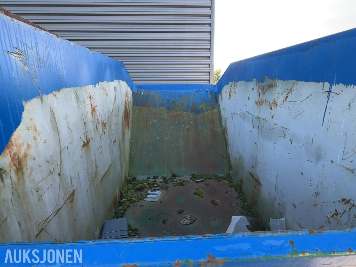 2 stk. BNS 10 m³ avfallscontainer