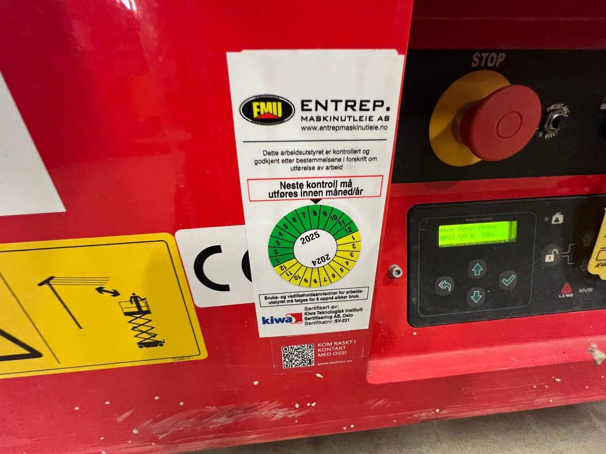2023 LGMG S0607E II elektrisk sakselift – 7,8 m arbeidshøyde