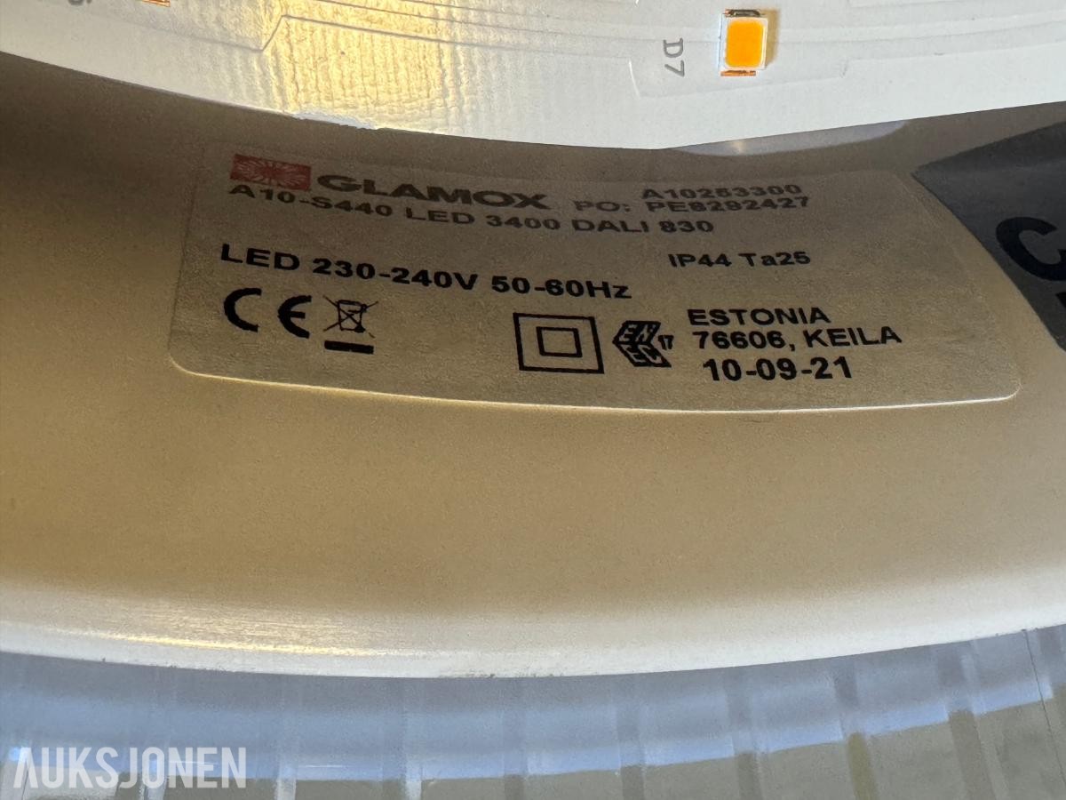 30 stk. ubrukte Glamox A10 S440 LED-lamper