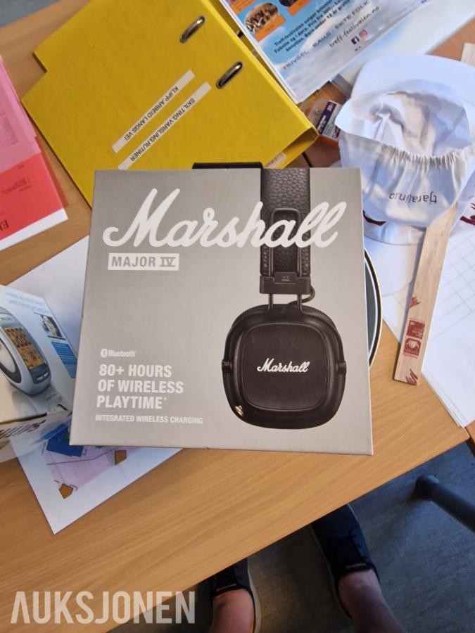 Marshall iv hodetelefoner - ingen minstepris