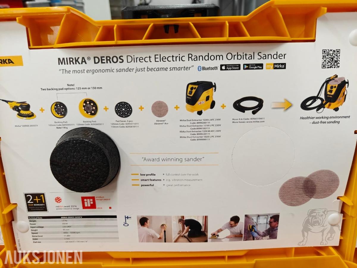 2020 Mirka Pussemaskiner - 3 stk DEROS 5650CV