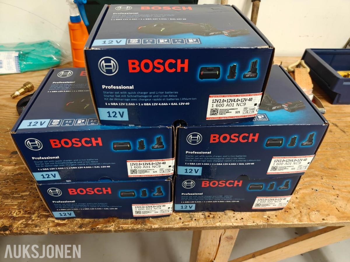 Bosch Hurtig lader - Batteripakke 12V