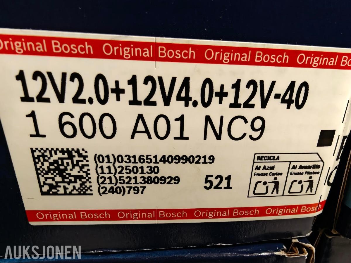 Bosch Hurtig lader - Batteripakke 12V