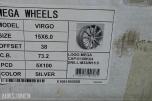 Mega Wheels Virgo Silver - Ny felg i eske 15"