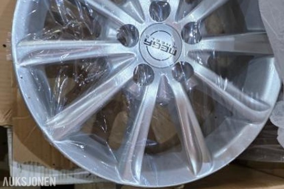 Mega Wheels Virgo Silver - Ny felg i eske 15"