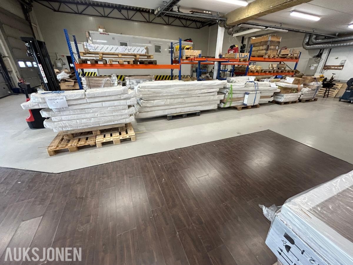 Parti med 72 nye panelradiatorer – GRAD LP-PEX / LPP-PIPE60 / KORADO