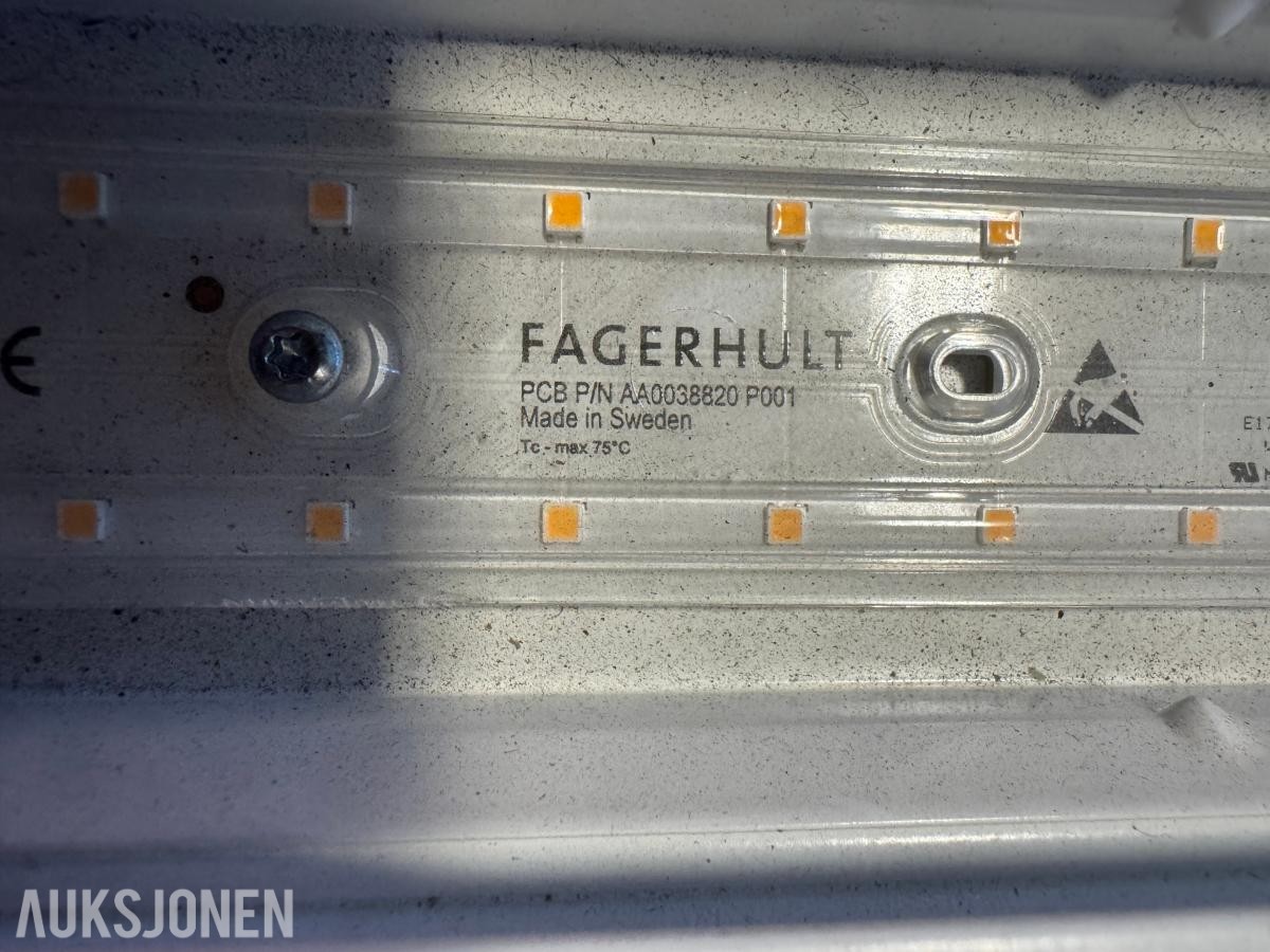 10 stk. ubrukte Fagerhult Notor Rec LED