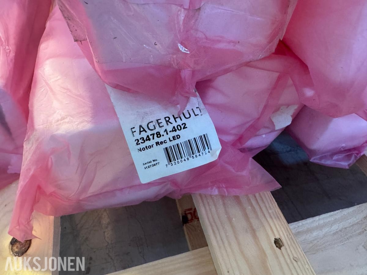 10 stk. ubrukte Fagerhult Notor Rec LED