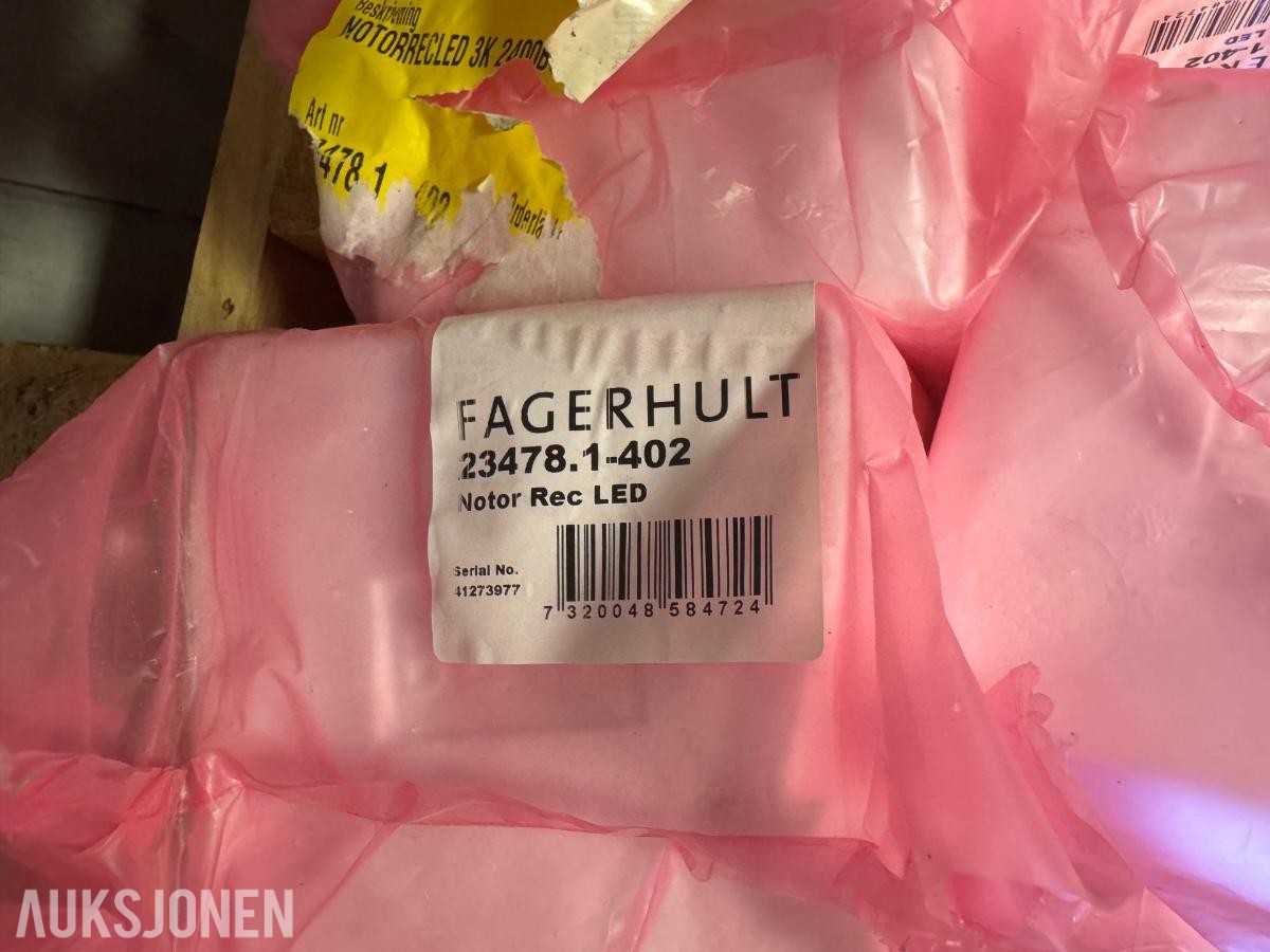 10 stk. ubrukte Fagerhult Notor Rec LED