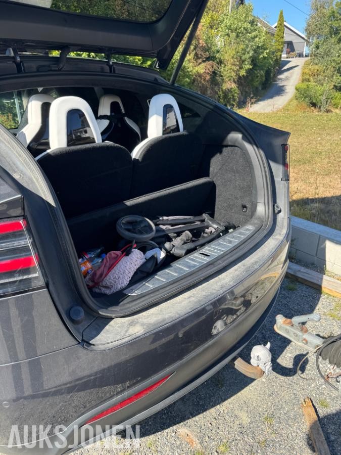 2017 Tesla MODEL X 193KW HENGERFESTE SOLTAK SKINN S+V DEKK 178280km