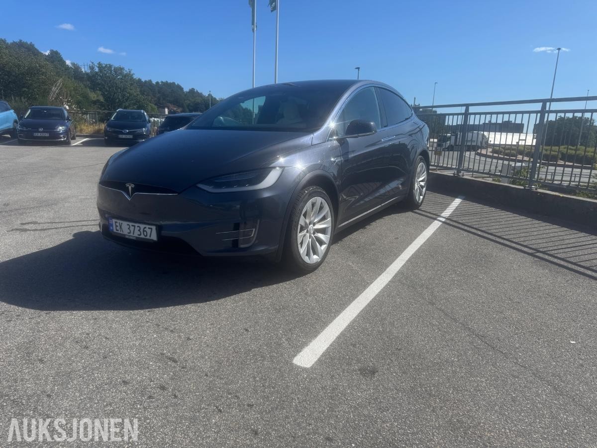 2017 Tesla MODEL X 193KW HENGERFESTE SOLTAK SKINN S+V DEKK 178280km