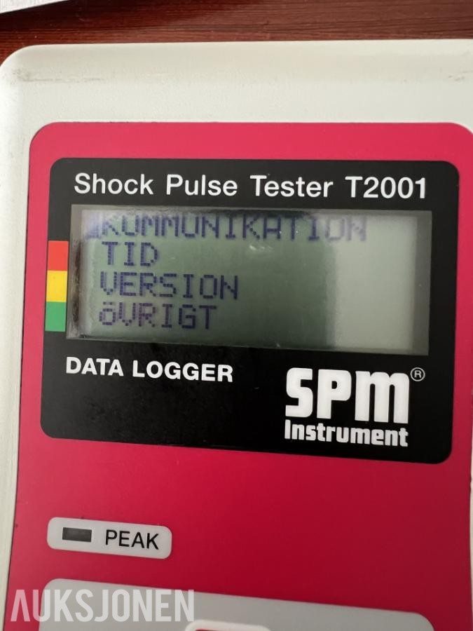 2001 SPM Kulelager-tester SPM tester data logger T2001