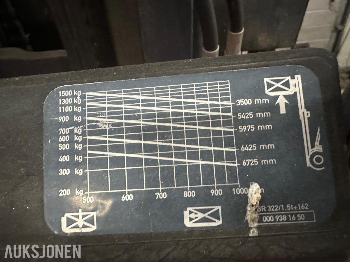 1994 Linde E15Z-02 truck - MVA fri